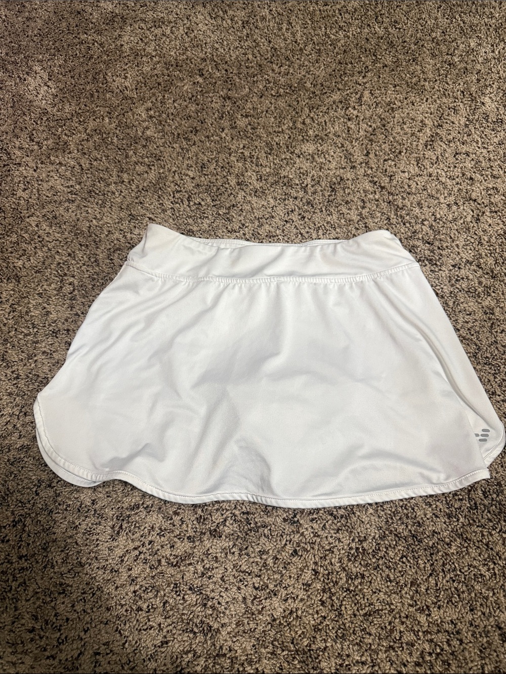 Women’s White Active Skort - Athletic Tennis Skirt